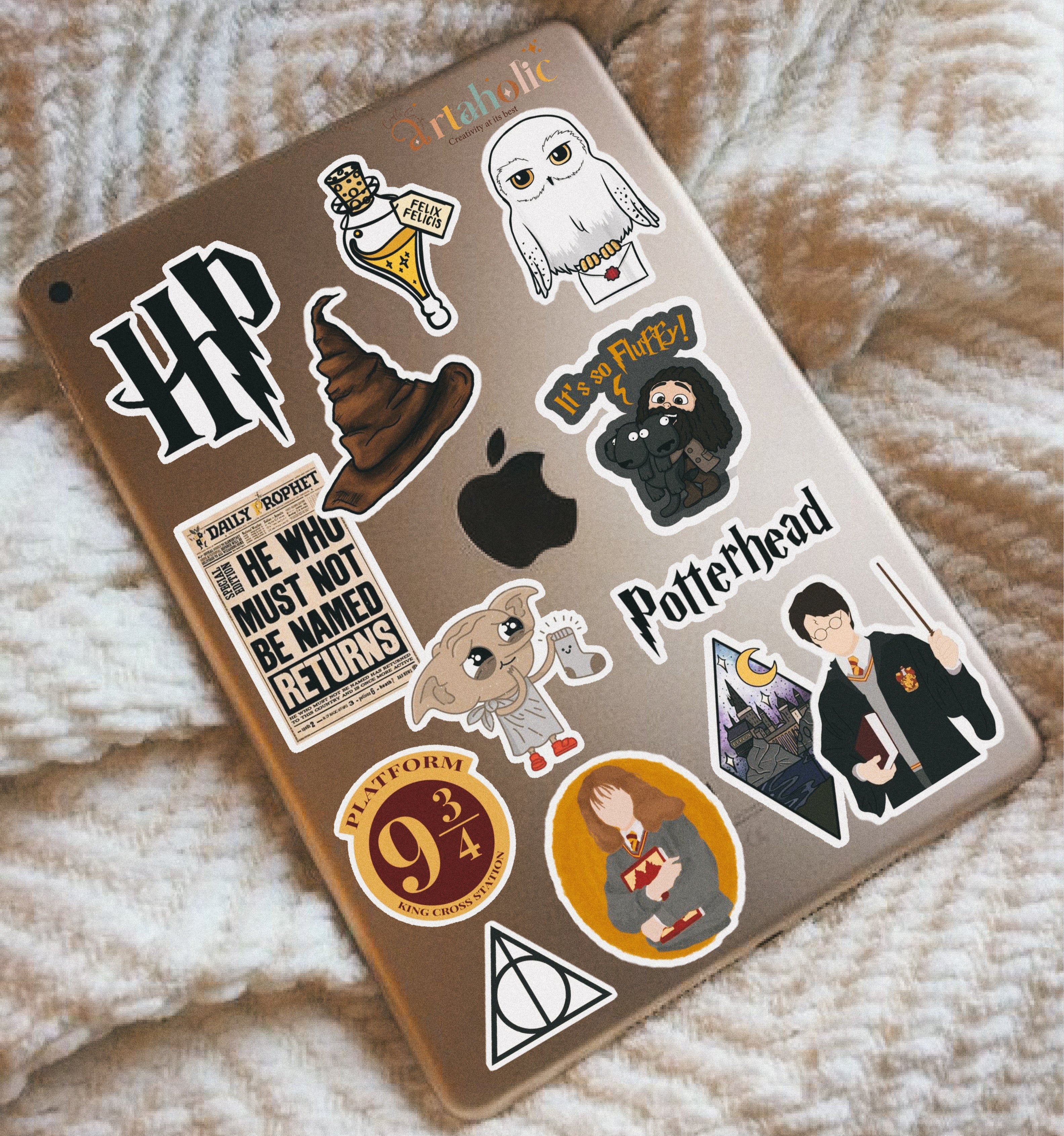 Stick’n’Vibe™ Stickers – 13-Pcs of Harry Potter Aesthetic Designs (01)| Artaholic