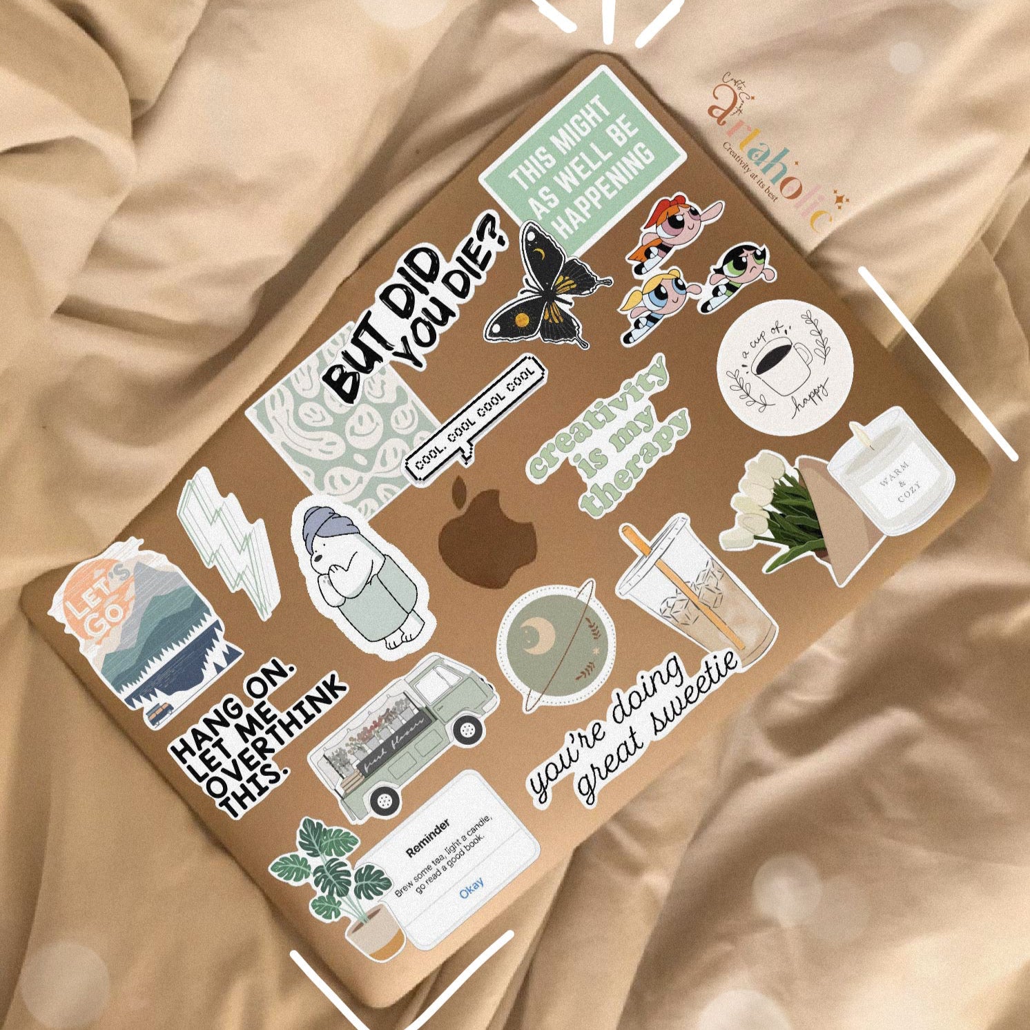 Stick’n’Vibe™ Stickers – Set of 20 Sticker (08)| Artaholic