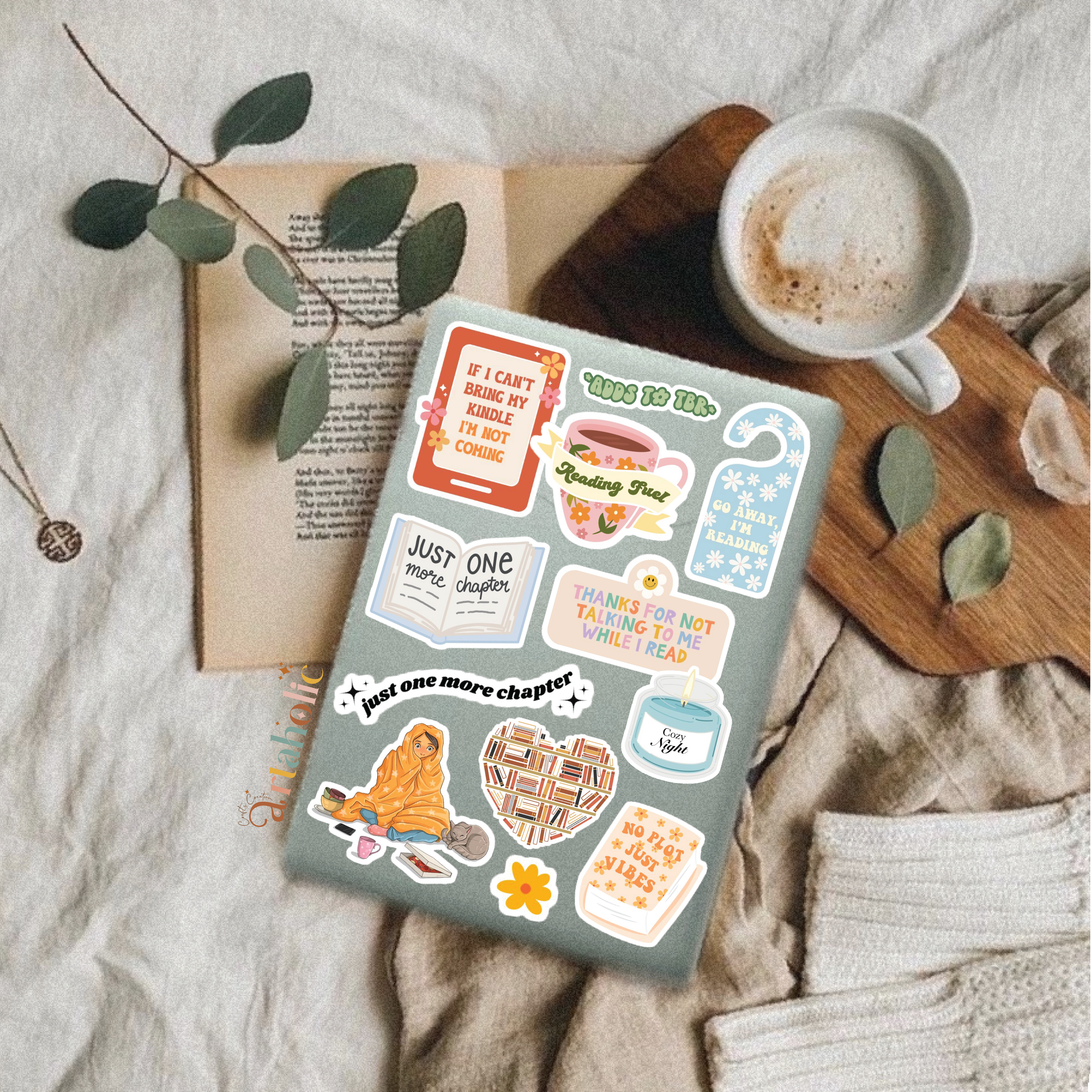Stick’n’Read™ – Kindle Stickers (03) | Artaholic