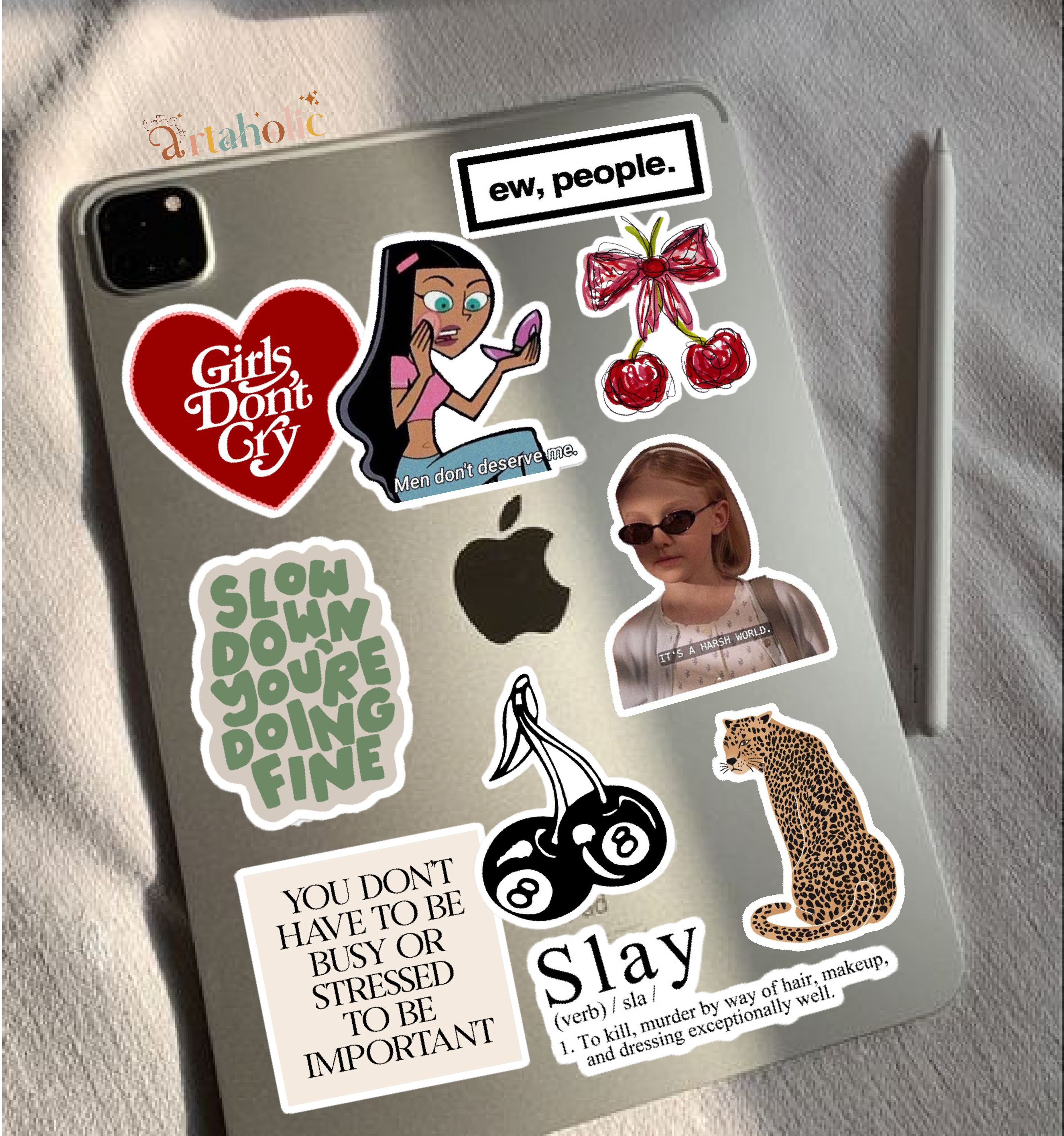 Stick’n’Tab™ – Mini Stickers for iPad & Tablets | Artaholic