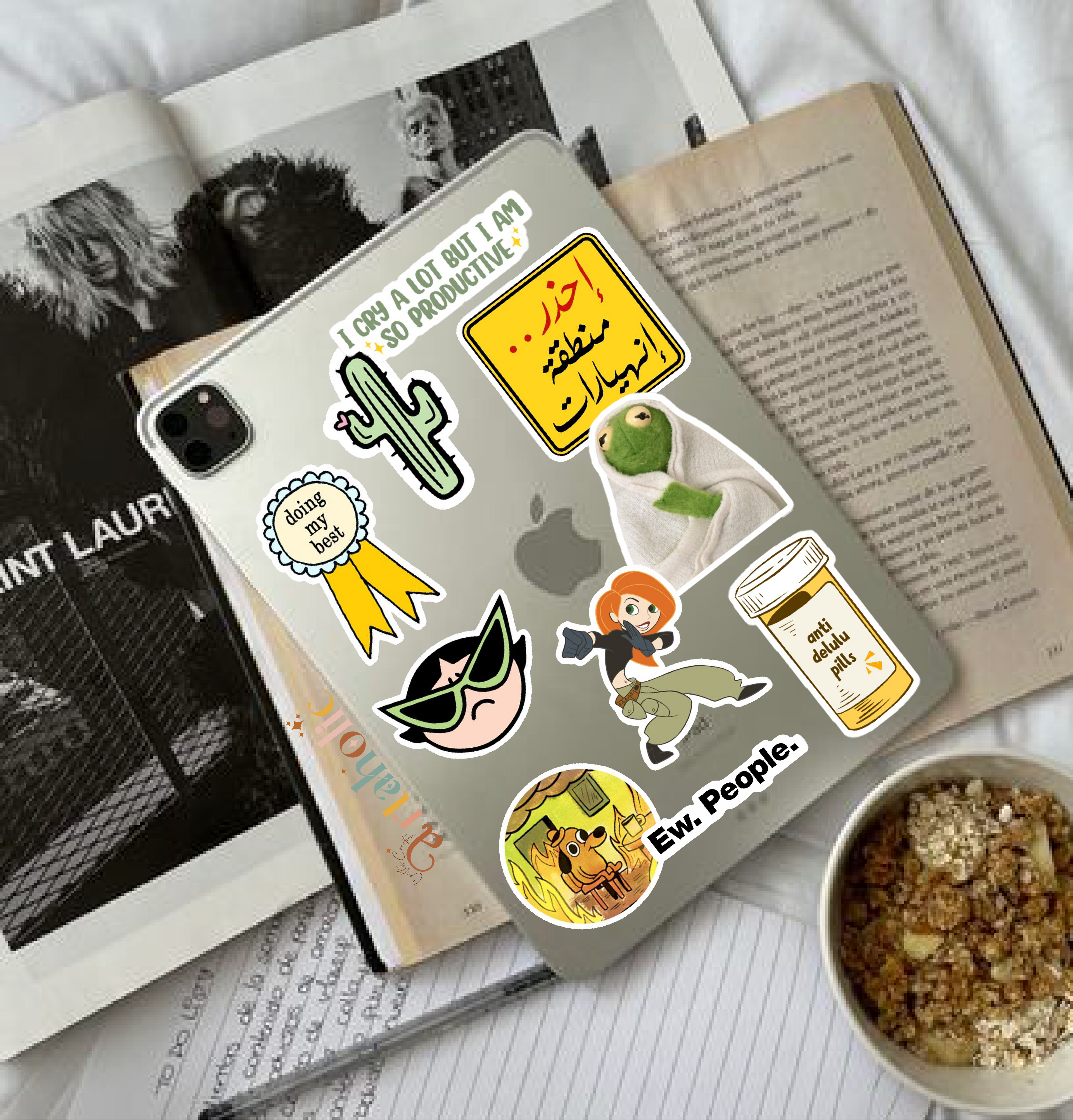 Stick’n’Tab™ – Mini Stickers for iPad & Tablets | Artaholic