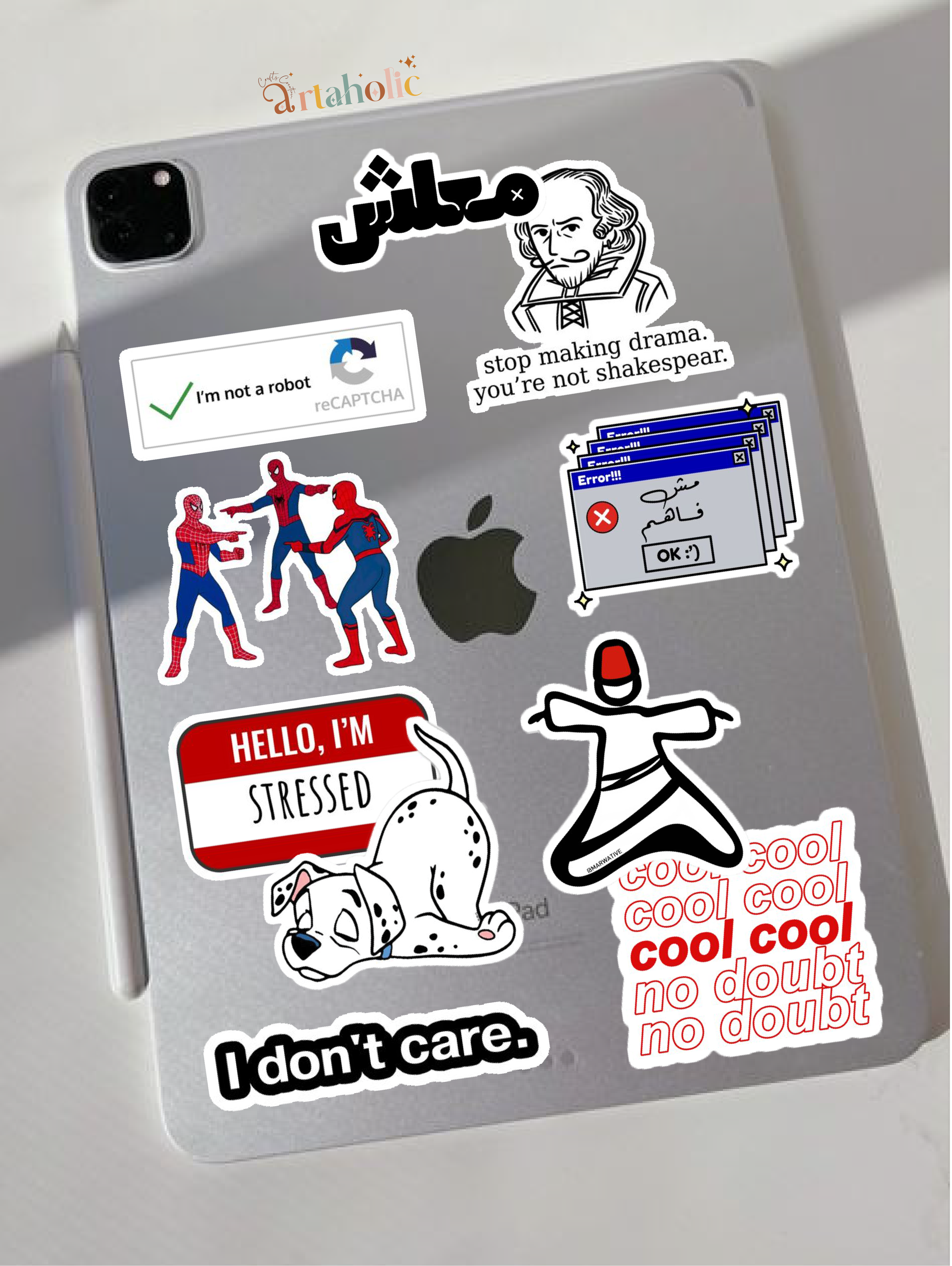 Stick’n’Tab™ – Mini Stickers for iPad & Tablets | Artaholic